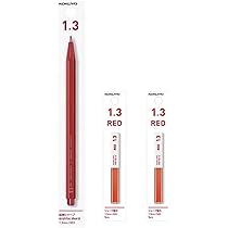 Amazon.co.jp: 鉛筆シャープ 赤芯 1.3mm 太芯 シャープペンシル ＋